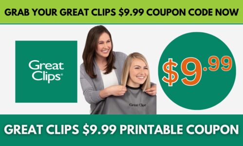 Great Clips $9.99 Coupon