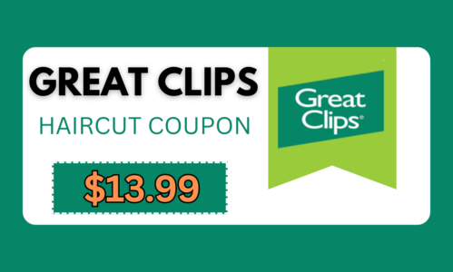 Banner Of Great Clips Showing $13.99 Haircut Coupon