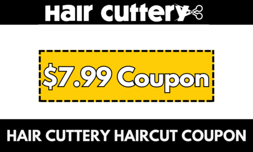 Banner Showing $7.99 Coupon Hair Cutery