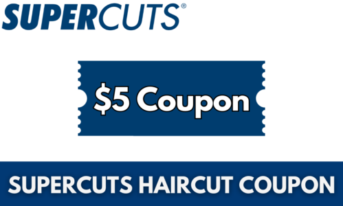 Banner Showing $5 Supercuts Coupon for haircut