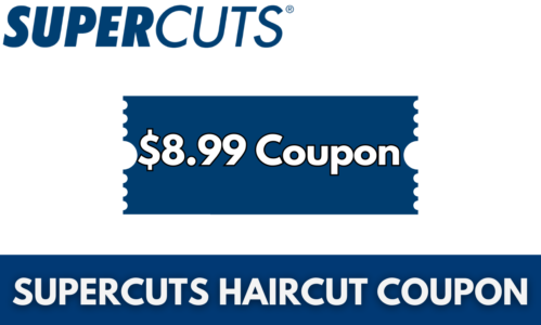 Banner Showing $8.99 Haircut Coupon