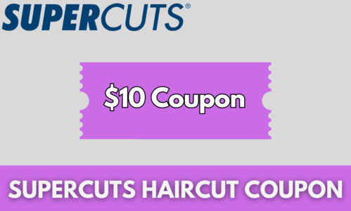 Supercuts $10 Coupon